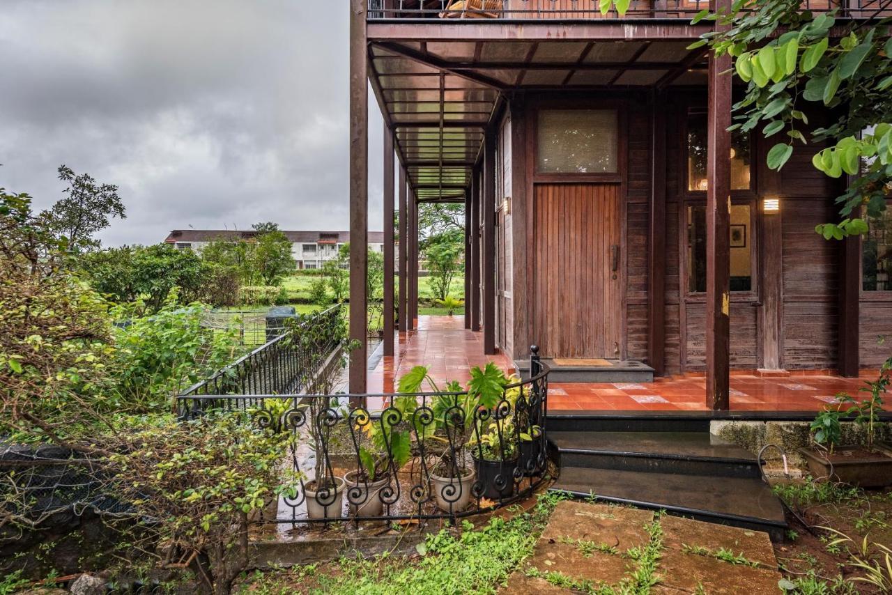 Saffronstays Boulevard Loghouse - A Wooden Chalet Amidst Nature Kārli Εξωτερικό φωτογραφία