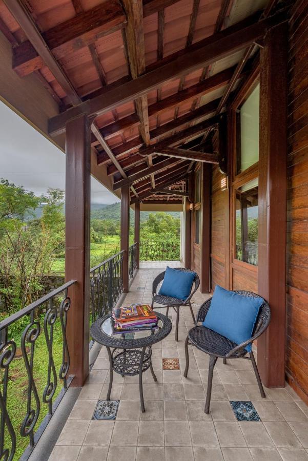 Saffronstays Boulevard Loghouse - A Wooden Chalet Amidst Nature Kārli Εξωτερικό φωτογραφία